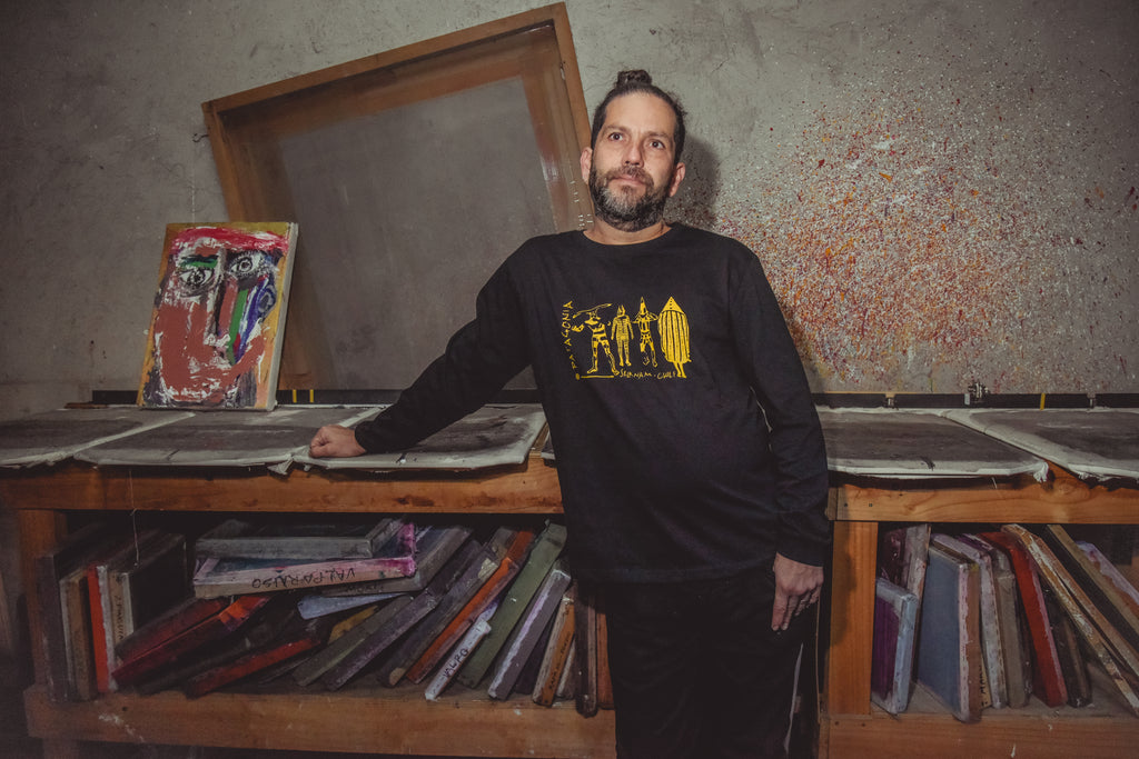 Polera manga larga “Selk’nam – Patagonia Chile”