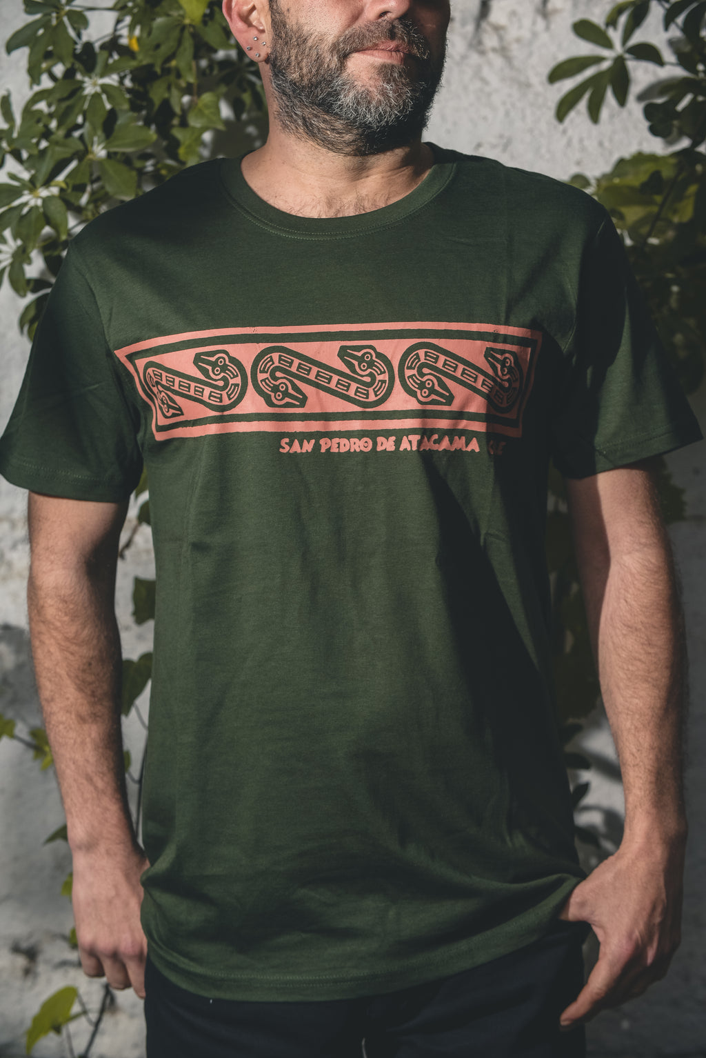 Polera Serpiente San Pedro de Atacama – diseño con arte precolombino