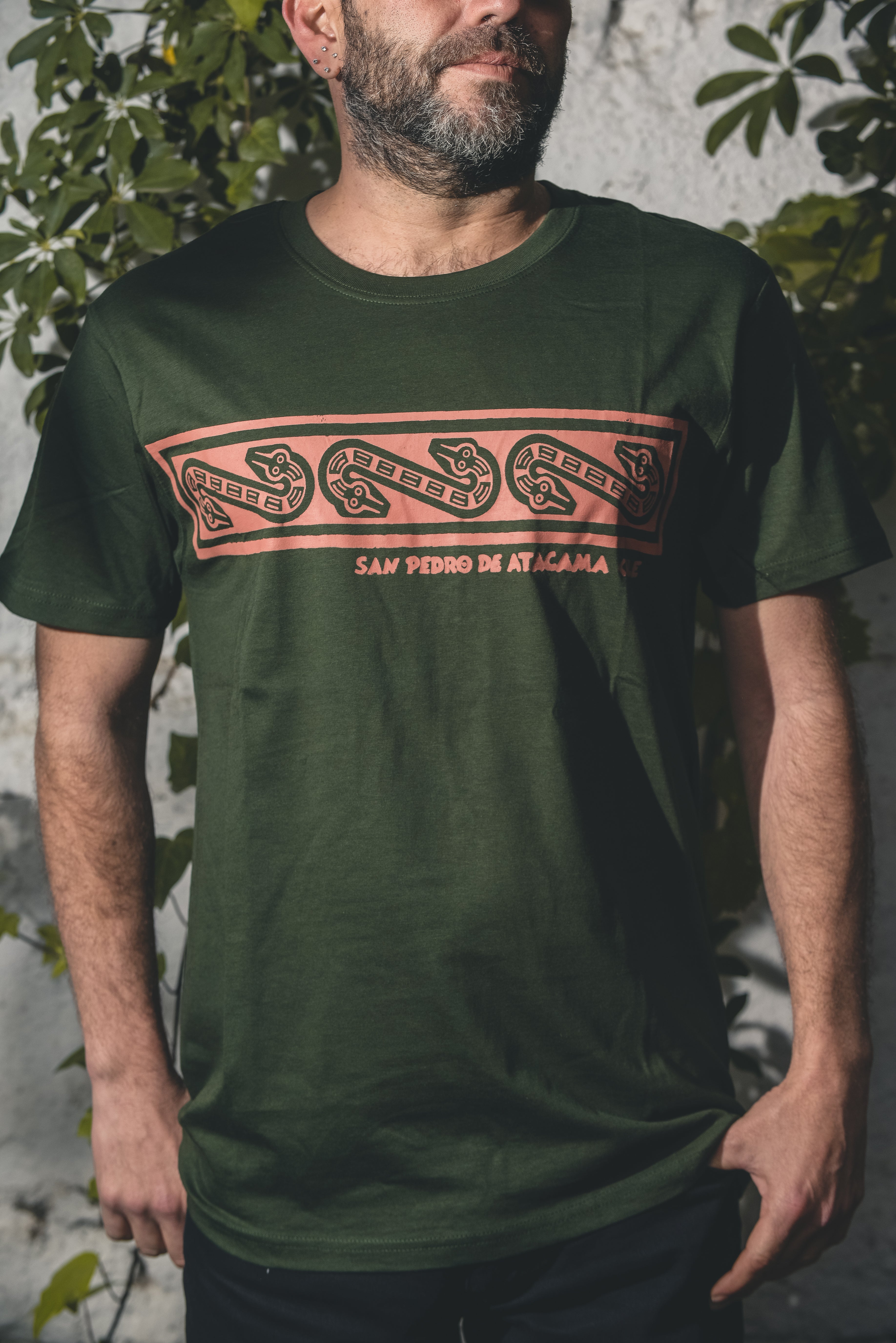 Polera Serpiente San Pedro de Atacama – diseño con arte precolombino