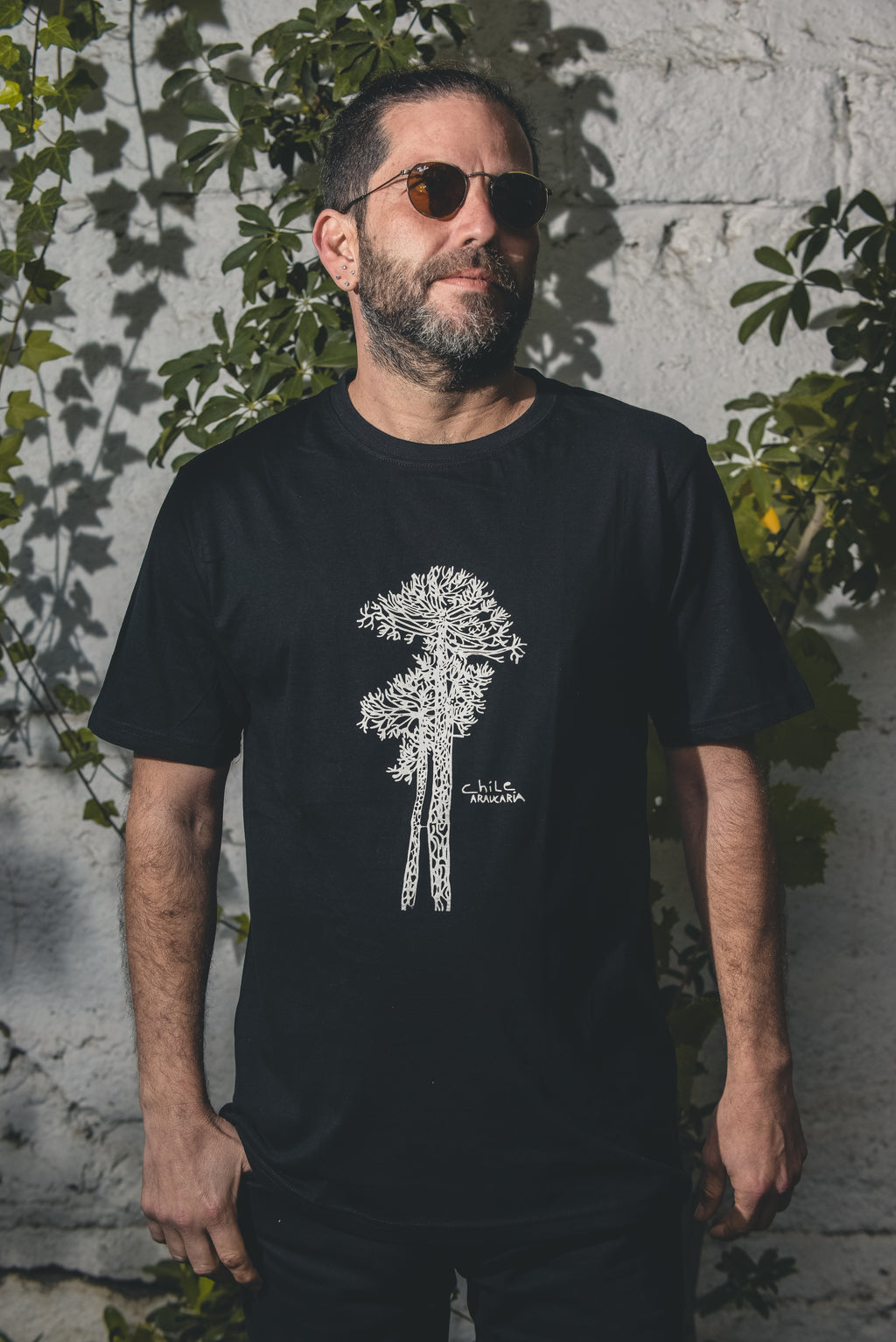 Polera Araucaria Chile – diseño inspirado en el árbol sagrado del sur