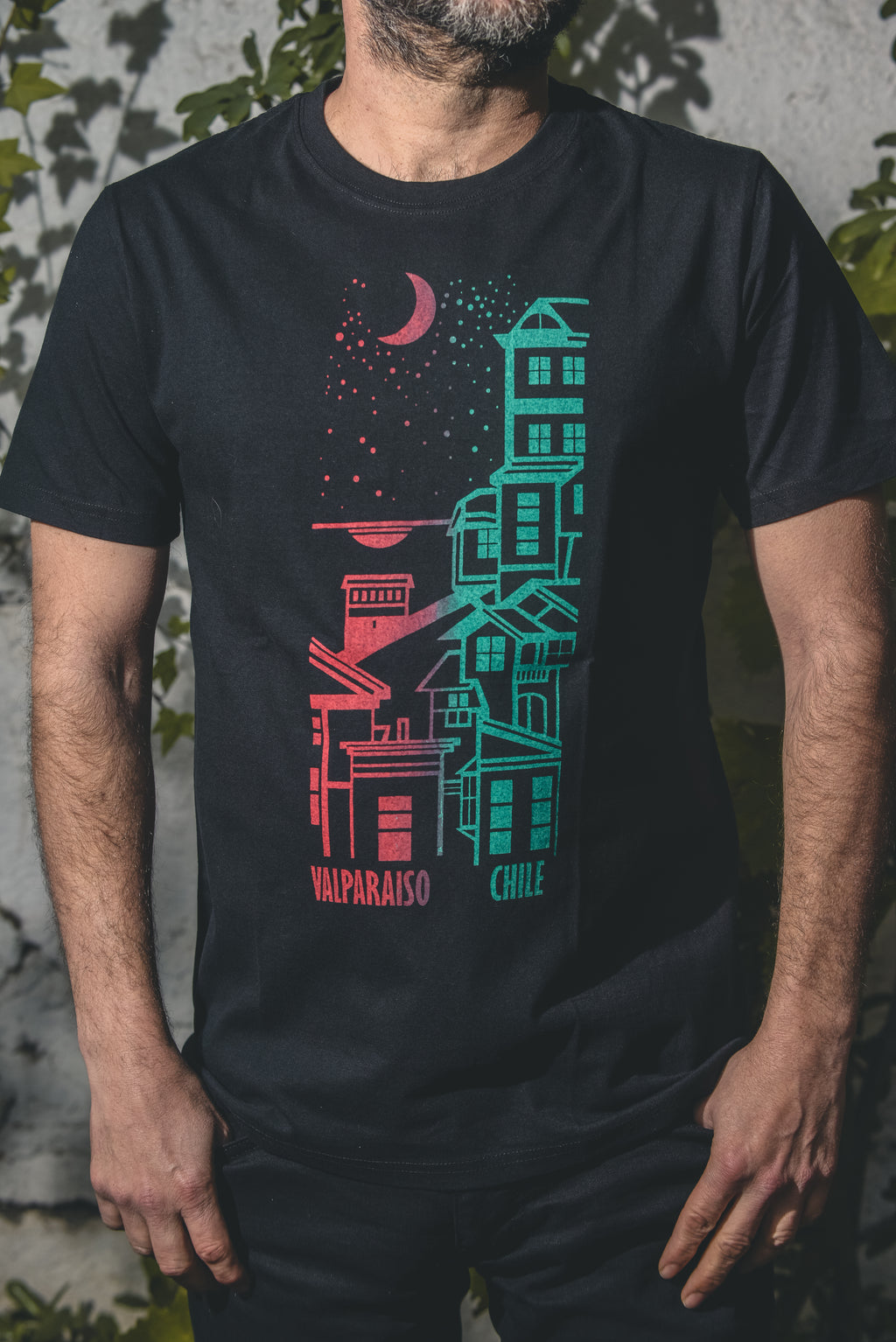 Polera Valparaíso Chile – diseño artístico inspirado en la ciudad puerto