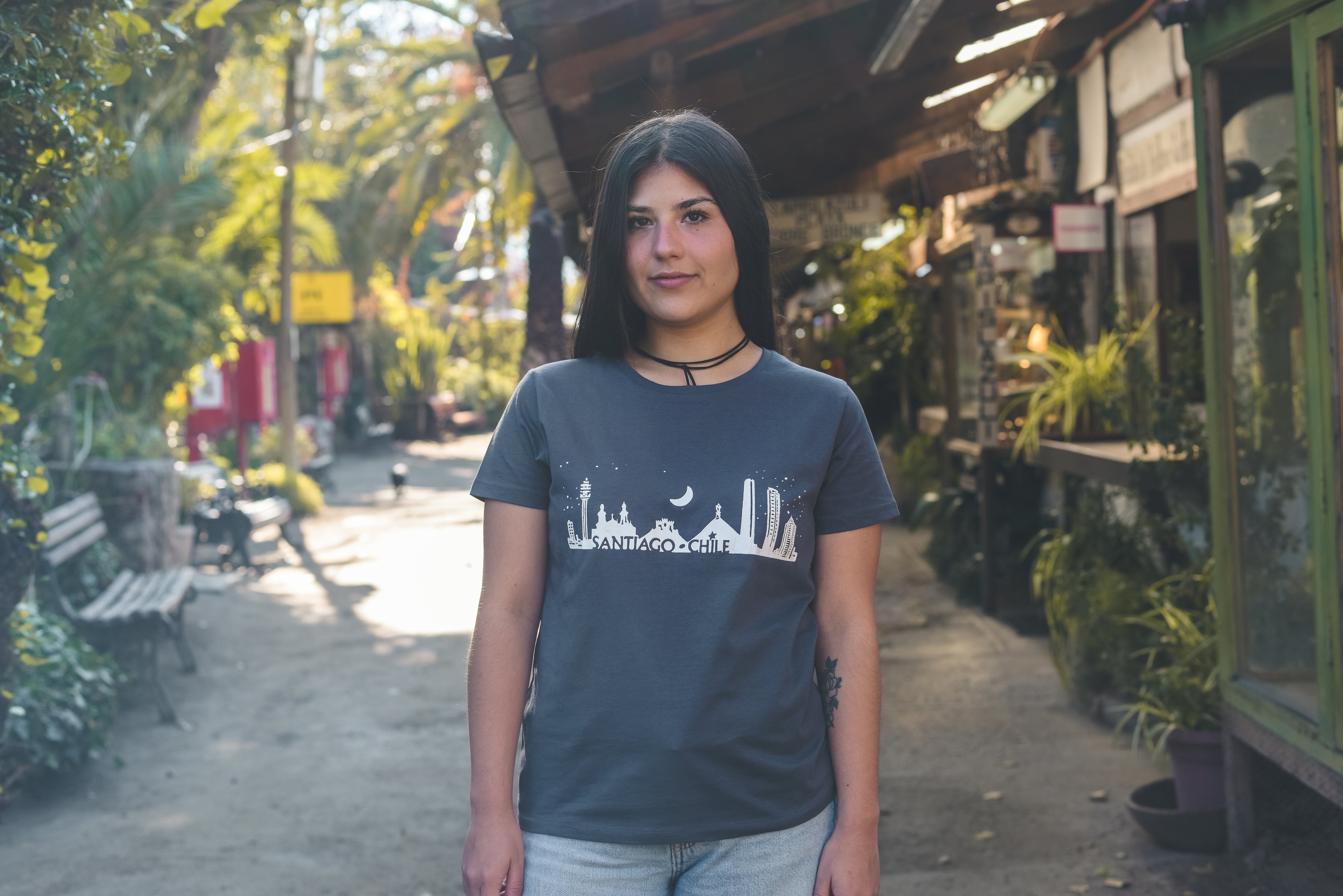 Polera “Santiago Nocturno – Chile”