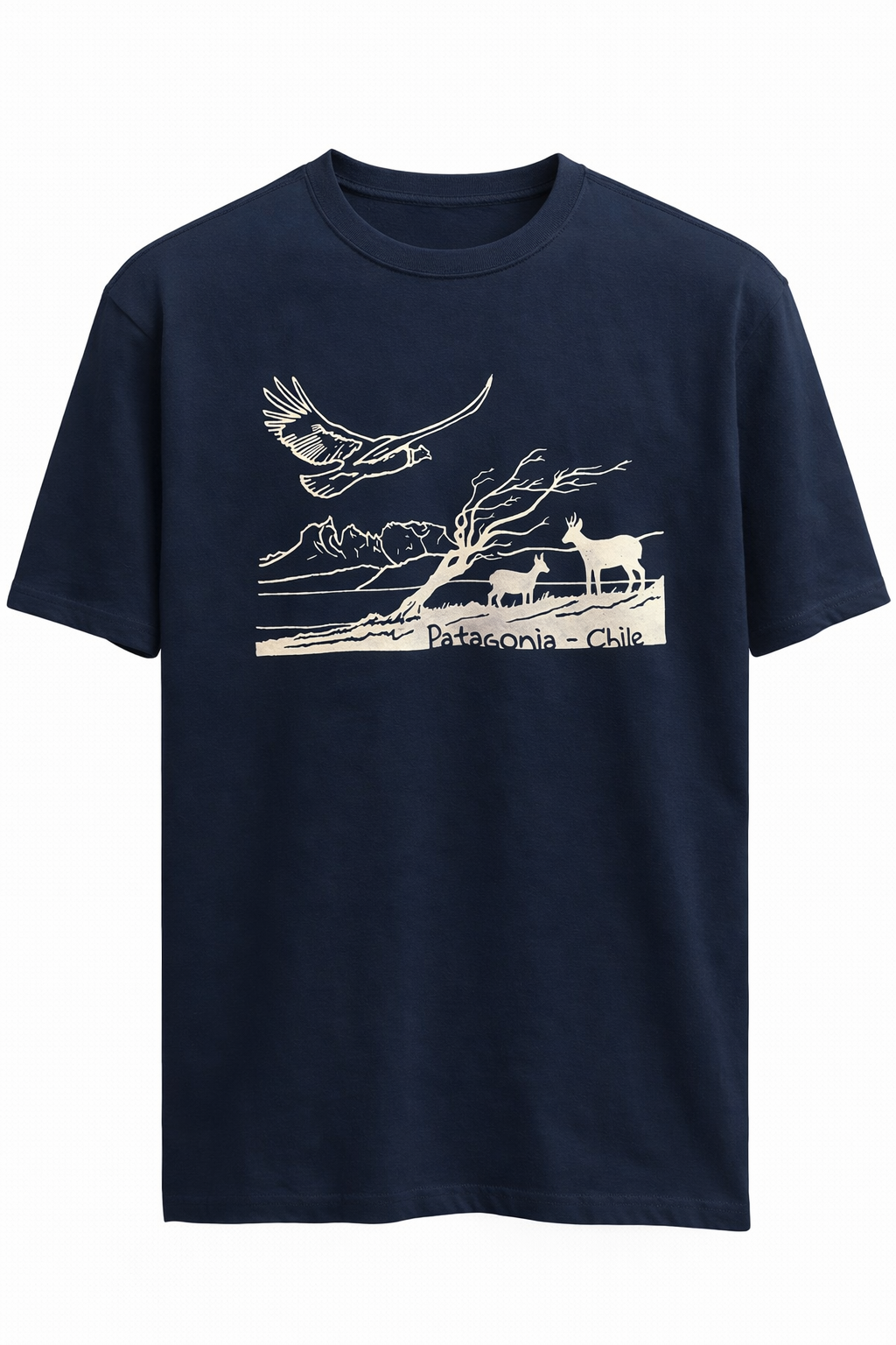 Polera Oversize Patagonia Chile – fauna austral y paisaje patagónico