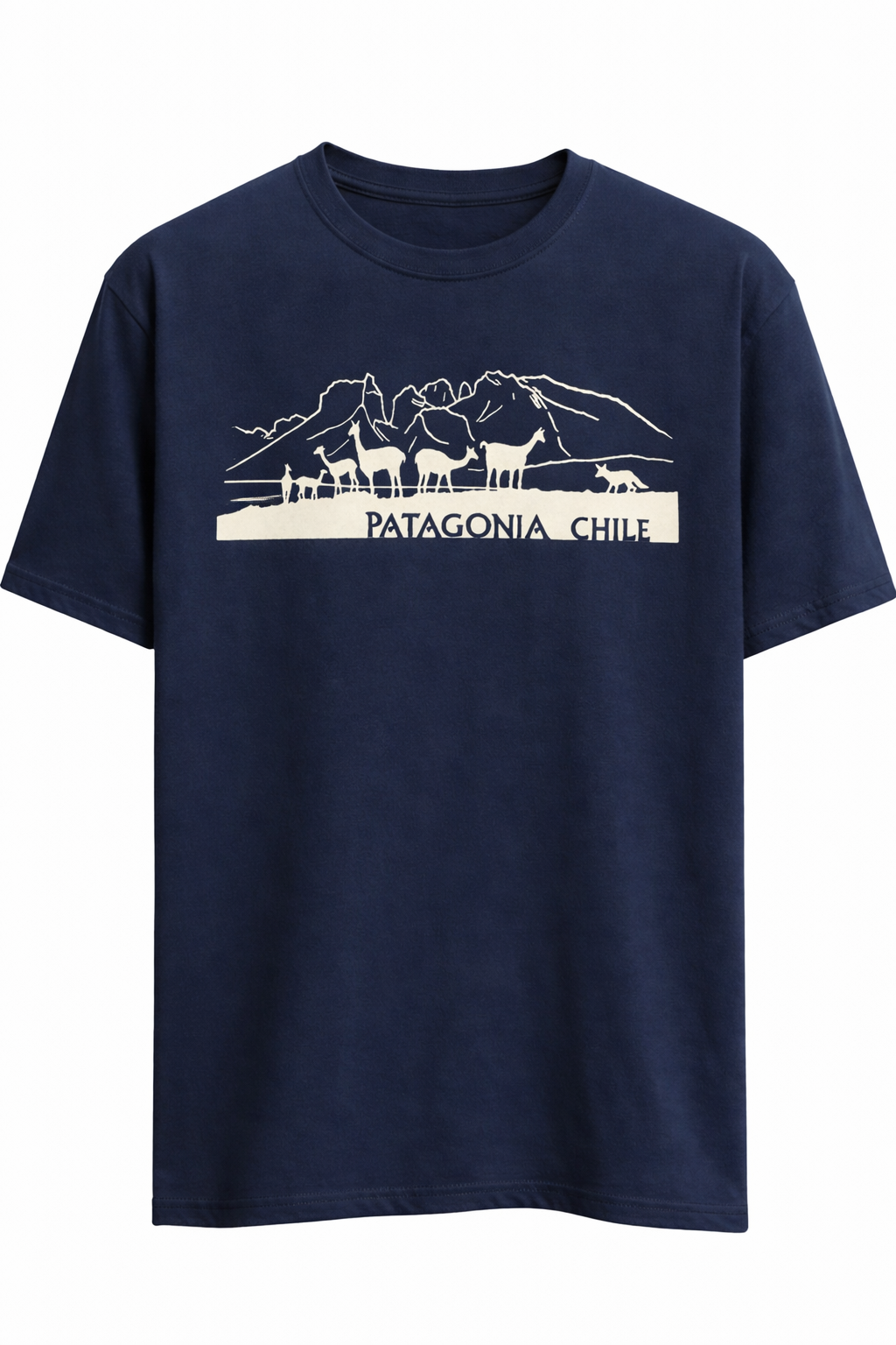 Polera Oversize Patagonia Chile – fauna patagónica y paisaje cordillerano