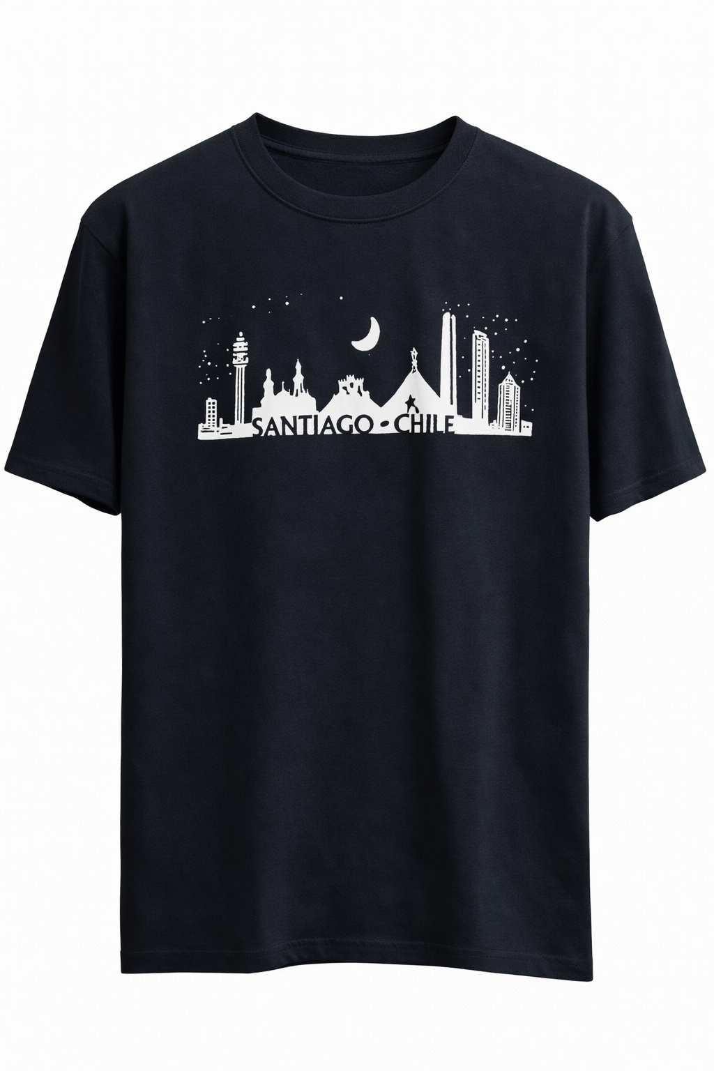 Polera Santiago de Chile – skyline urbano nocturno